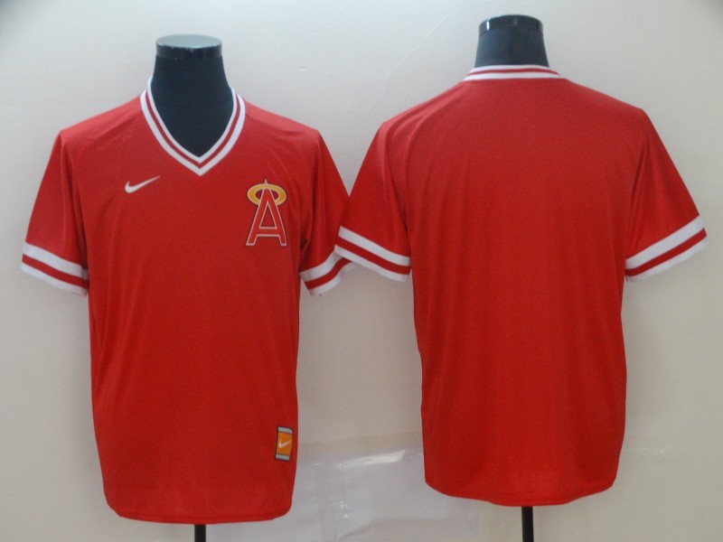 Men's Los Angeles Angels Red Blank Jersey